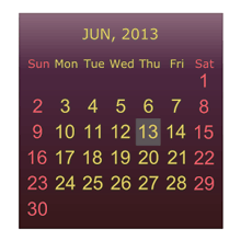 Julls' Calendar Widget Pro
